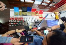 4,677 ‘loose guns’ seized in 10 months LOOSE GUNS, AMMOS. These are the firearms and bullets that the father of shooting suspect Venom Dio Vergara surrendered to the police of San Jose, Antique. The guns have expired registrations, according to the police. IAN PAUL CORDERO