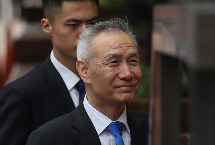 Chinese vice premier Liu He. REUTERS