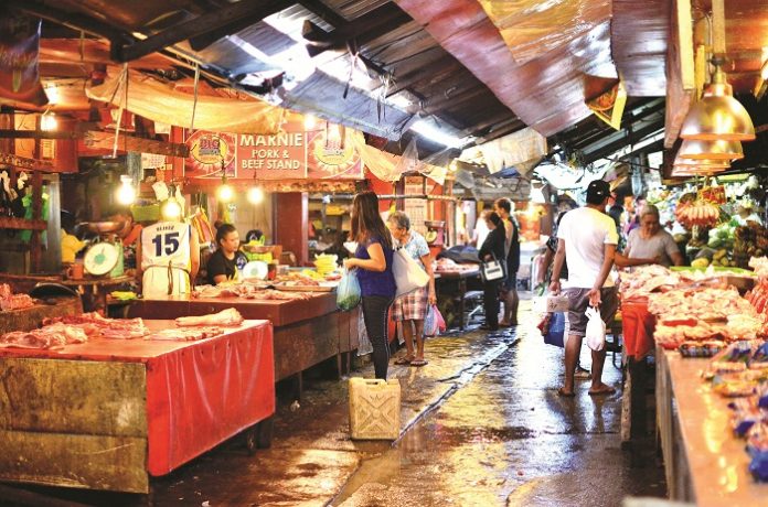 Market Inflation Philippines The Bangko Sentral ng Pilipinas has a forecast range of 0.6 percent to 1.4 percent for September inflation given the sustained drop in domestic rice prices and power rates. IAN PAUL CORDERO/PN