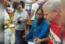 NASA challenges young minds in Western Visayas Nine-year-old Allen Blauuw (2nd from left) participates in a team activity during the National Aeronautics and Space Administration space apps challenge at the Central Philippine University on Friday. GAIL MOMBLAN/PNA