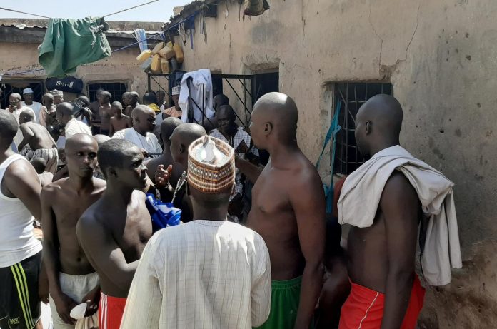 Nigerian police rescue 67 from Islamic ‘school’ People are pictured after being rescued in Sabon Garin, Daura, Katsina state, Nigeria on Oct. 14. REUTERS/STRINGER