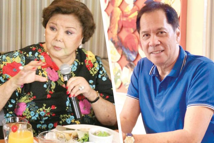 The well-loved Chef Nora Daza and he famous Filipino Celebrity Chef Sandy Daza.