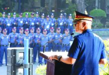 PRO-6 vows to uphold chain of command “After careful thought and deliberation, I have come to the decision to relinquish my post and go on a non-duty status,” Philippine National Police chief General Oscar Albayalde. Albayalde announces during a flag-raising ceremony at Camp Crame on Monday. PNP VIA AP