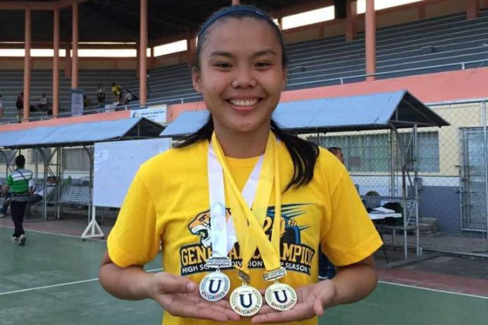 Pamela Marquillero ruled the women’s 110-meter hurdles in the ongoing 24th University Games in Iloilo City.