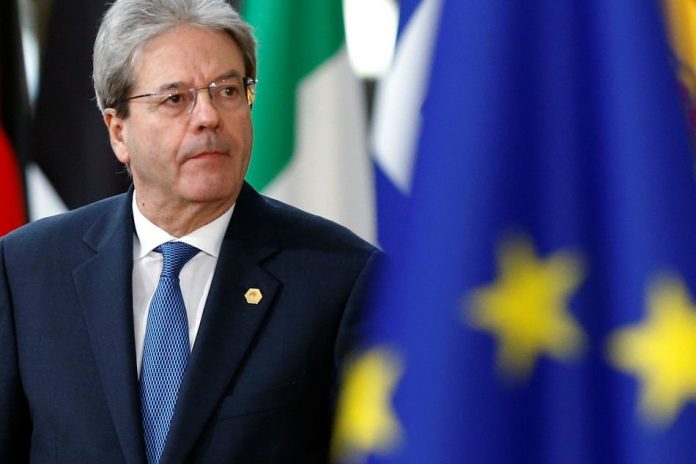 Paolo Gentiloni European Union (EU) economics commissioner Paolo Gentiloni, pictured when Italian prime minister arriving at a EU leaders summit in Brussels, Belgium, Mar. 22, 2018. FRANCOIS LENOIR/REUTERS