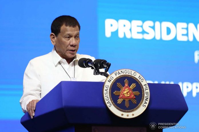 President Rodrigo Duterte warns police officers, who are allegedly recycling drugs seized in antidrug operations, not to be confident in their illegal activities. PCOO
