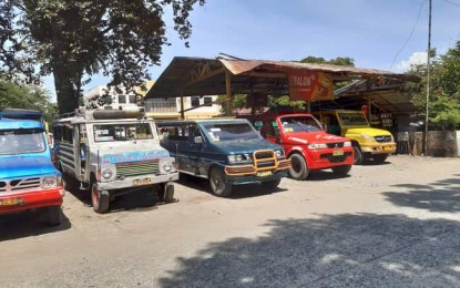 Public utility jeepneys Drivers of public utility jeepneys (PUJs) plying the San Jose de Buenavista-Sibalom route wait for passengers in the capital town on Monday. Most PUJ operators and drivers in Antique did not join the nationwide transport strike. ANNABEL CONSUELO J. PETINGLAY/PNA