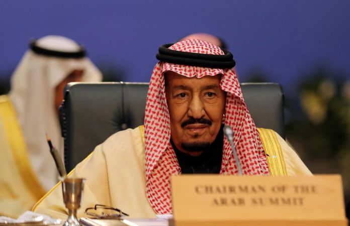 Saudi Arabia’s King Salman attends a summit between Arab league and European Union member states, in the Red Sea resort of Sharm el-Sheikh in Egypt on Feb. 24. REUTERS/MOHAMED ABD EL GHANY/FILE PHOTO