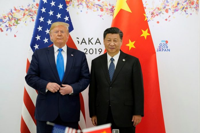US-China United States president Donald Trump poses for a photo with China’s president Xi Jinping before their bilateral meeting during the G20 leaders’ summit in Osaka, Japan, Jun. 29. KEVIN LAMARQUE/REUTERS