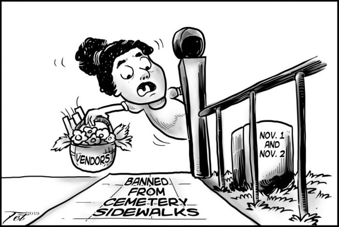 Editorial cartoon for October 29, 2019