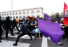 Spain closes ‘protesters’ website