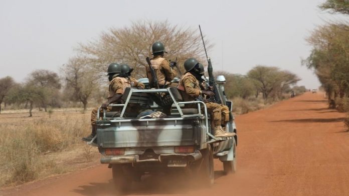 32 ‘militants’ killed in Burkina Faso raid Soldiers patrol on the road of Gorgadji in Sahel, Burkina Faso on March 2019. REUTERS/LUC GNAGO
