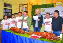 NegOcc permanently bans pork imports from Luzon To promote its African swine fever-free pork industry, the provincial government of Negros Occidental holds a lechon eating on Nov. 26 at the Provincial Capitol’s Social Hall. Gov. Eugenio Jose Lacson and Vice Governor Jeffrey Ferrer officially signed Provincial Ordinance 2019-024, otherwise known as The ASF Prevention Ordinance. NEGROS OCCIDENTAL PIO