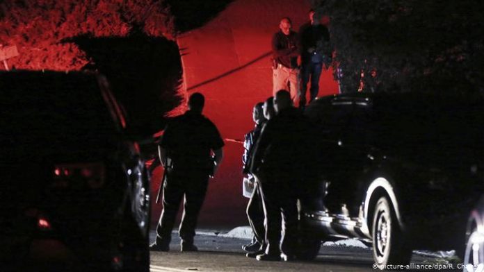 Police described a "highly chaotic" scene when they responded to reports of a shooting at the unauthorized party. PICTURE ALLIANCE