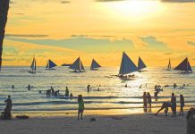 The best things in life are free: Nothing beats just laying down a towel on the sand to witness dusk paint the island’s sky vivid colors of purple and red, the soothing crash of waves lulling you to relaxation.