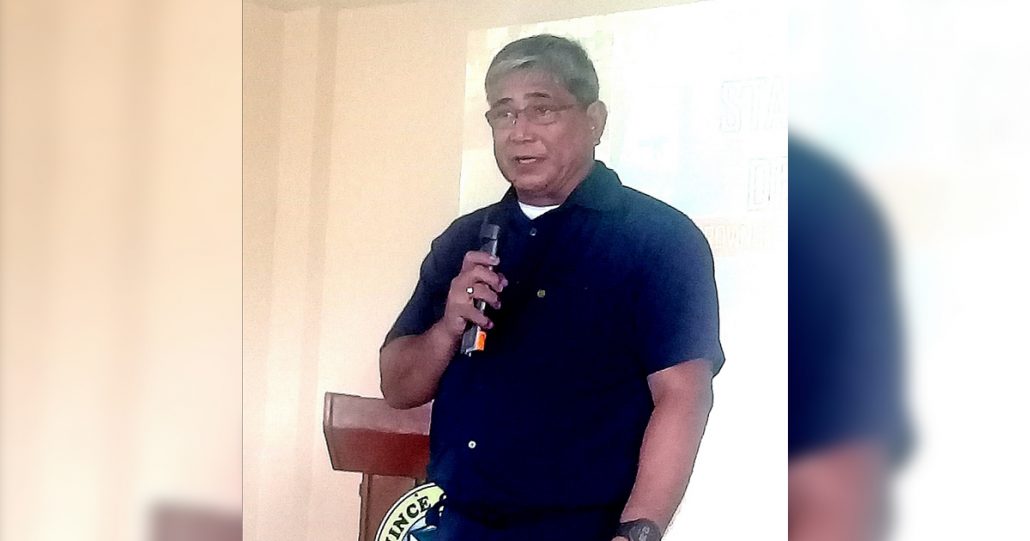 Broderick Train, an official of the Provincial Disaster Risk Reduction and Management Office in Antique, urges government personnel, employees and the public to participate in the National Simultaneous Earthquake Drill at the Provincial Capitol in San Jose de Buenavista town tomorrow. VWV/PIA ANTIQUE