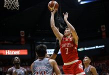 San Beda’s Oftana is NCAA Season 95 MVP Calvin Oftana of the San Beda University Red Lions has 51.56 PAV (player’s average value) in the NCAA Season 95 men’s seniors basketball. ABS CBN SPORTS PHOTO