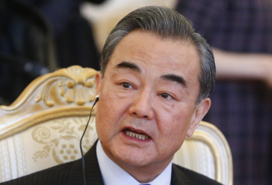 China attacks US China’s top diplomat State Councillor Wang Yi speaks during a meeting with Russia’s Foreign Minister Sergei Lavrov in Moscow, Russia. SERGEI KARPUKHIN/REUTERS