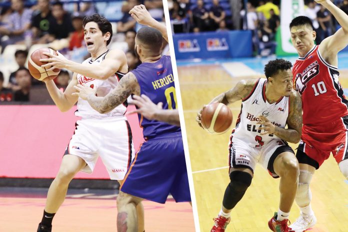 Chris Banchero (left) is leaving the Alaska Aces for Magnolia Hoshots. The American-born Filipino-Italian Banchero was drafted fifth overall by Alaska in the 2014 PBA draft. Bobby Ray Parks Jr. (left) is moving to KaTropa from Blackwater Elite in the Philippine Basketball Association.