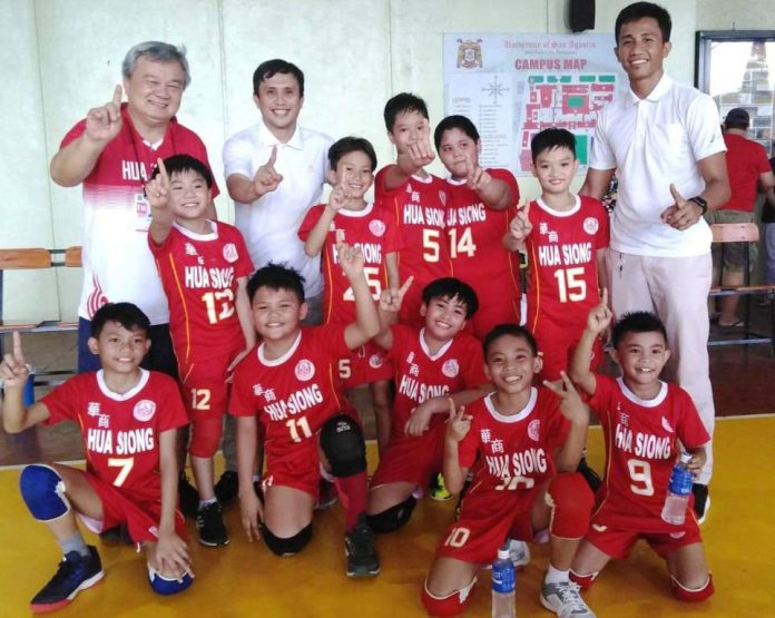 Hua Siong College of Iloilo Red Phoenix Hua Siong College of Iloilo Red Phoenix is the champion in elementary boys volleyball of the ILOPRISAA Meet. PHOTO COURTESY OF BAYANI LADRIDO