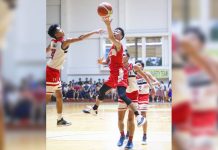 Hua Siong vs Sta. Clarita in ILOPRISAA basketball finals Hua Siong College of Iloilo Red Phoenix’s Julian Maverick Puerto stretches for a layup. PHOTO COURTESY OF WINMEL LEE