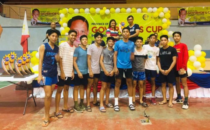 Iloilo National High School boys volleyball team. PHOTO COURTESY OF RAY CABARLES