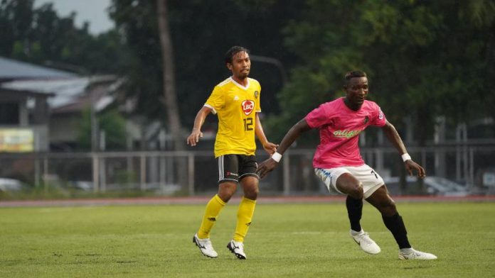 Jayson Panhay Negrense Jayson Panhay scores a goal for Kaya Futbol Club-Iloilo in their match against Stallion-Laguna FC. KAYA ILOILO PHOTO