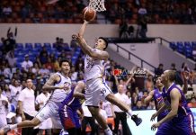 Cruz’s game winner lifts Road Warriors past Magnolia Ilonggo Jericho Cruz of NLEX Road Warriors stretches for a layup. PBA PHOTO