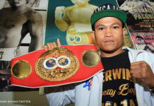 Jerwin Ancajas won his world title by defeating Puerto Rican veteran McJoe Arroyo in September 2016 at the Philippine Marine Corp. in Fort Bonifacio, Taguig City. He has since defended the belt seven times. TOP RANK PHOTO