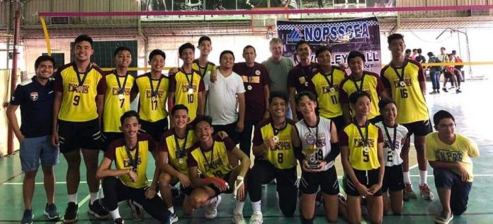 Living Stones International School secondary boys volleyball team.