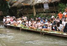 Locals urged to visit Antique’s tourist sites Guests partake of the roasted native pigs as part of the launching of the province’s bid as the Native Lechon Capital of the Philippines in Barangay Tuno, Tibiao, Antique on Oct. 27. ANTIQUE PIO