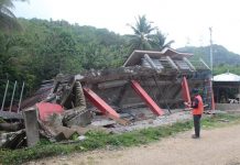 A structure was destroyed during an earthquake that hit Makilala, North Cotabato last month. BAYAN NG MAKILALA FACEBOOK PAGE/ABS-CBN NEWS