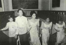 President Ferdinand Marcos and his family. Photo by Malacanang Photo Library