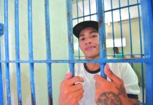 ‘Marijuana’ puts Grade 10 student behind bars Grade 8 student Peter John Po is now behind bars. Police caught him in an entrapment operation in Barangay Purok 2 Poblacion, Pavia, Iloilo on Monday. IAN PAUL CORDERO/PN