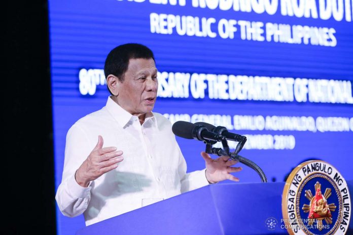President Rodrigo Duterte warns judges not to issue temporary restraining orders to halt his verbal order of a ban on the use and importation of e-cigarettes or vapes in the country. PCOO
