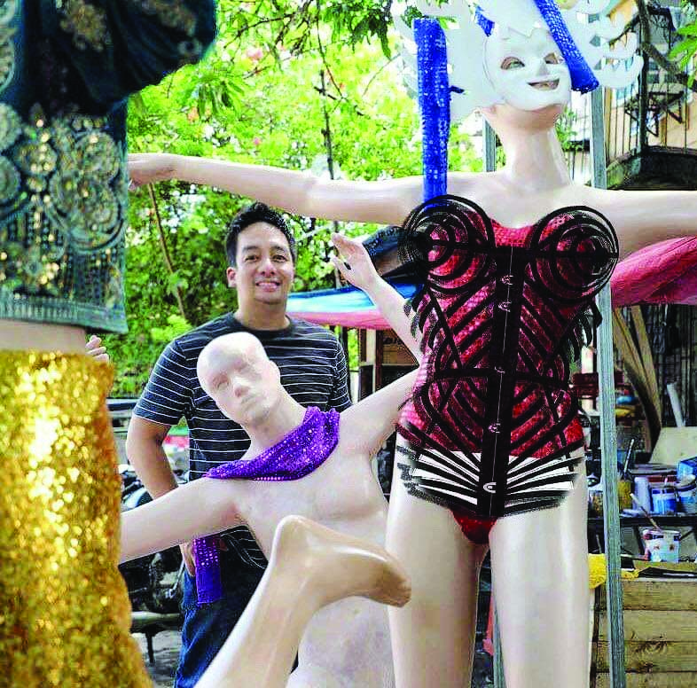 Lacson says the display is meant to “embody and exemplify three main aspects of the MassKara: theatricality, irony, and humor on the checkered flooring of Bacolod's public plaza.” BACOLOD CITY PIO