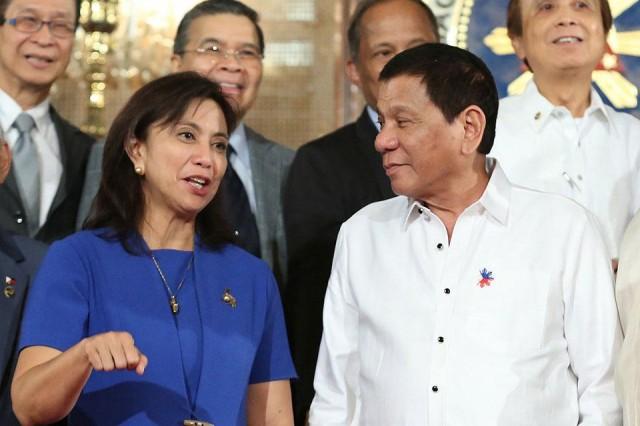 Robredo Duterte President Rodrigo Duterte formally designates Vice President Leni Robredo as the co-chair of the Inter-Agency Committee on Anti-Illegal Drugs (ICAD). The ICAD ensures the effective conduct of anti-illegal drug operations and cleanse the bureaucracy of unscrupulous personnel involved in illegal drug activities, among other functions. GMA NEWS
