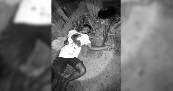 Police found this 39-year-old man with three gunshot wounds on the chest inside his home in Barangay San Jose, Sipalay City, Negros Occidental. His eight-year-old son was tagged suspect. SIPALAY CITY POLICE STATION