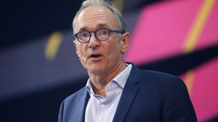 Sir Tim Berners-Lee The creator of the World Wide Web Sir Tim Berners-Lee speaks during a data privacy conference at the European Parliament in Brussels. Getty Images