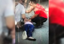 Student injures legs in failed suicide bid A young woman’s attempt to kill herself by jumping from the second floor of a parking building on Ledesma Street, Iloilo City failed. These men came rushing to help her after her fall yesterday morning, Nov. 21, 2019. IAN PAUL CORDERO/PN
