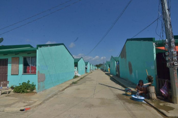 YOLANDA HOUSES Photo by IAN PAUL CORDERO/PN
