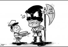 Editorial cartoon for November 15, 2019