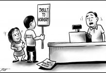 Editorial cartoon for November 19, 2019