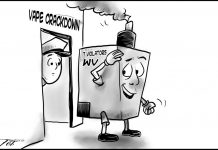 Editorial cartoon for November 26, 2019