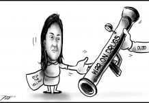 Editorial cartoon for November 8, 2019