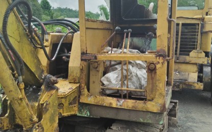 heavy equipment burned down The heavy equipment burned down by suspected communist rebels in Barangay Luyang, Sibalom, Antique on Nov. 15. These construction equipment are still operational as these were only partially burned, according to the province’s top cop Lieutenant Colonel Norby Escobar. SIBALOM MPS