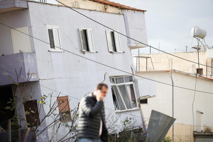 Albania seeks arrests for earthquake deaths General view of a collapsed building in Durres after an earthquake shook Albania. REUTERS/FLORION GOGA/FILE PHOTO