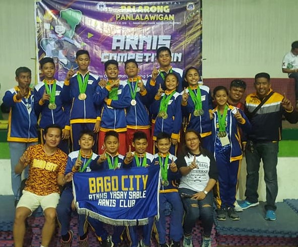 Bago City arnis team Bago City arnis team. PHOTO COURTESY OF BRIAN MARTIR