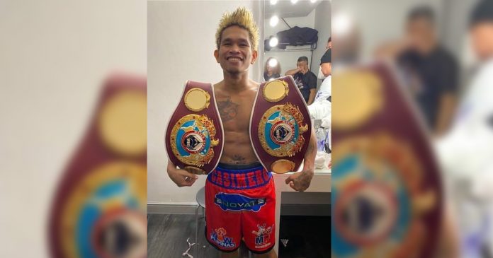 Bantamweight John Riel Casimero is a world boxing champion once again. GMA PHOTO