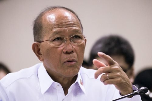 Delfin Lorenzana Defense secretary Delfin Lorenzana recommends to President Rodrigo Duterte the non-extension of martial law in the entire island of Mindanao as the existing declaration expires on Dec. 31. ABS-CBN NEWS